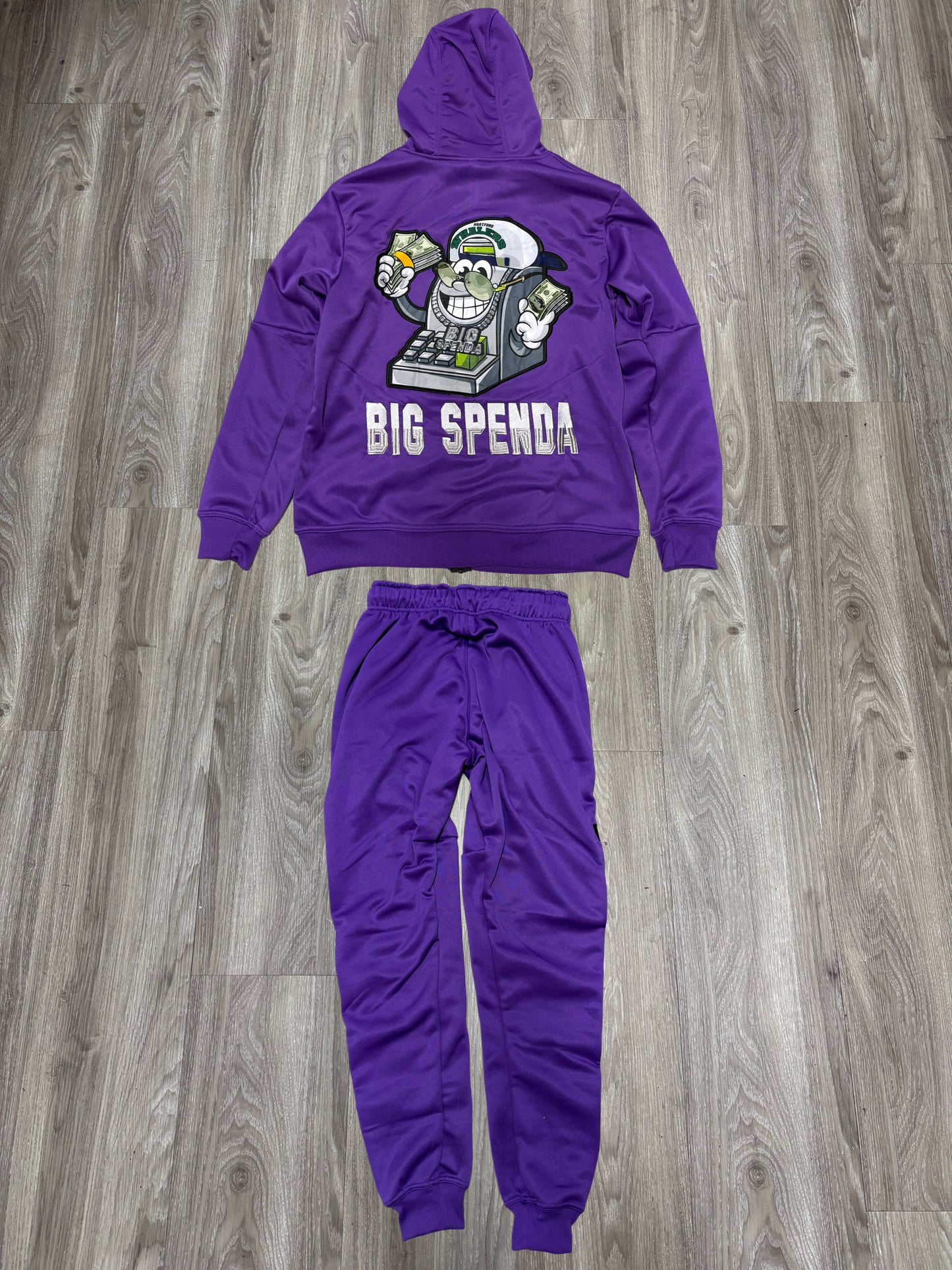 BS LOGO PURPLE/BLACK SET
