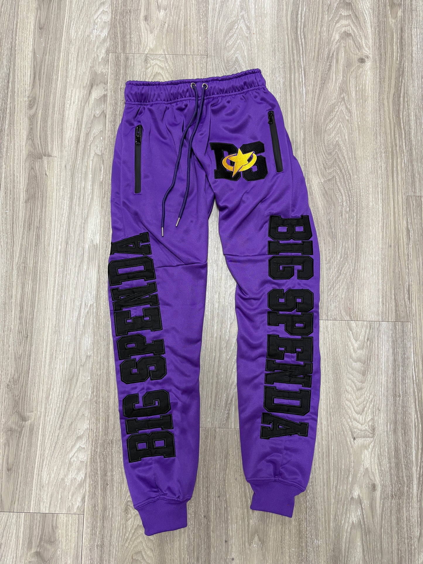 BS LOGO HOODIE PURPLE/BLACK