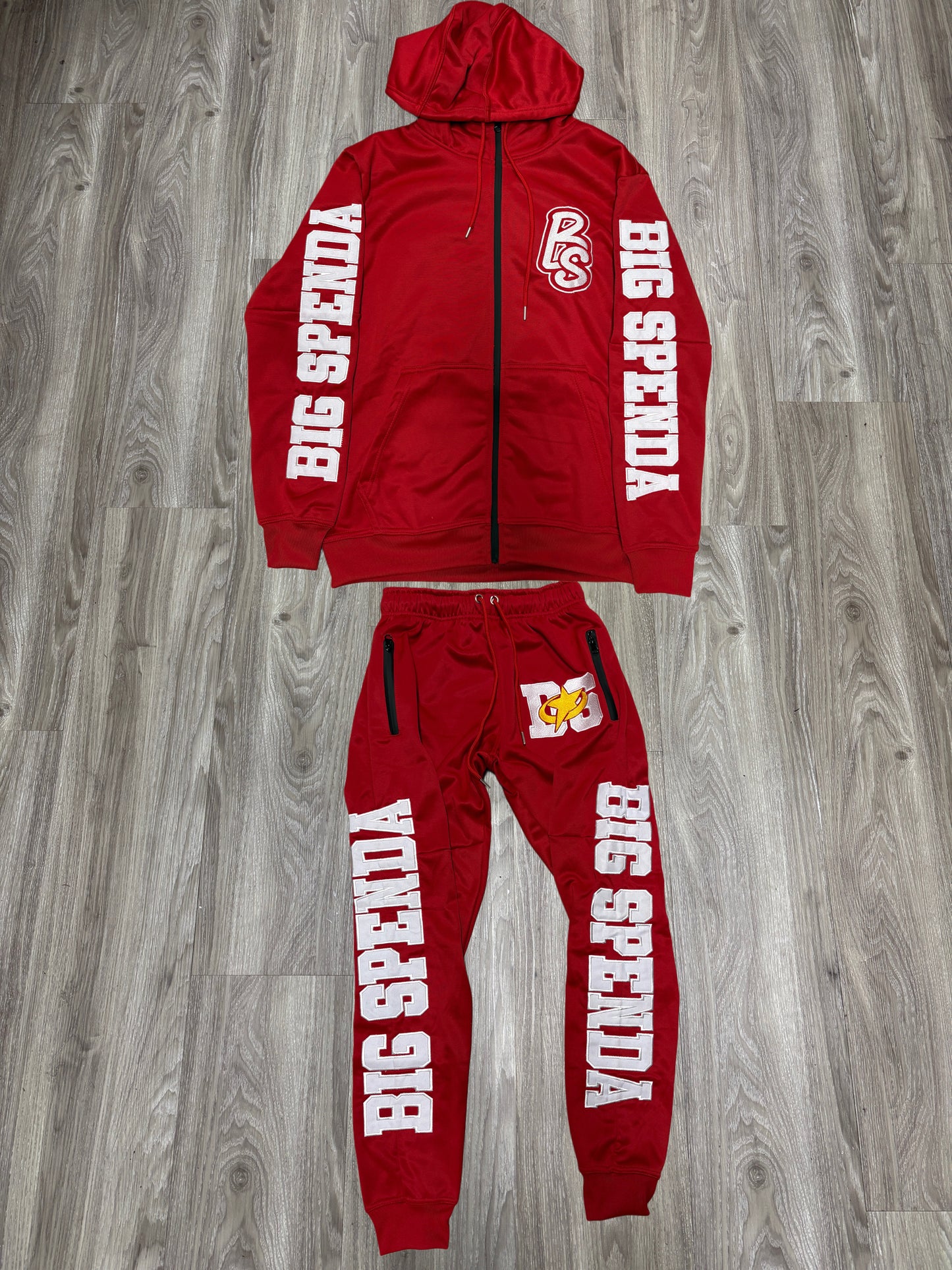 BS LOGO RED/WHITE SET