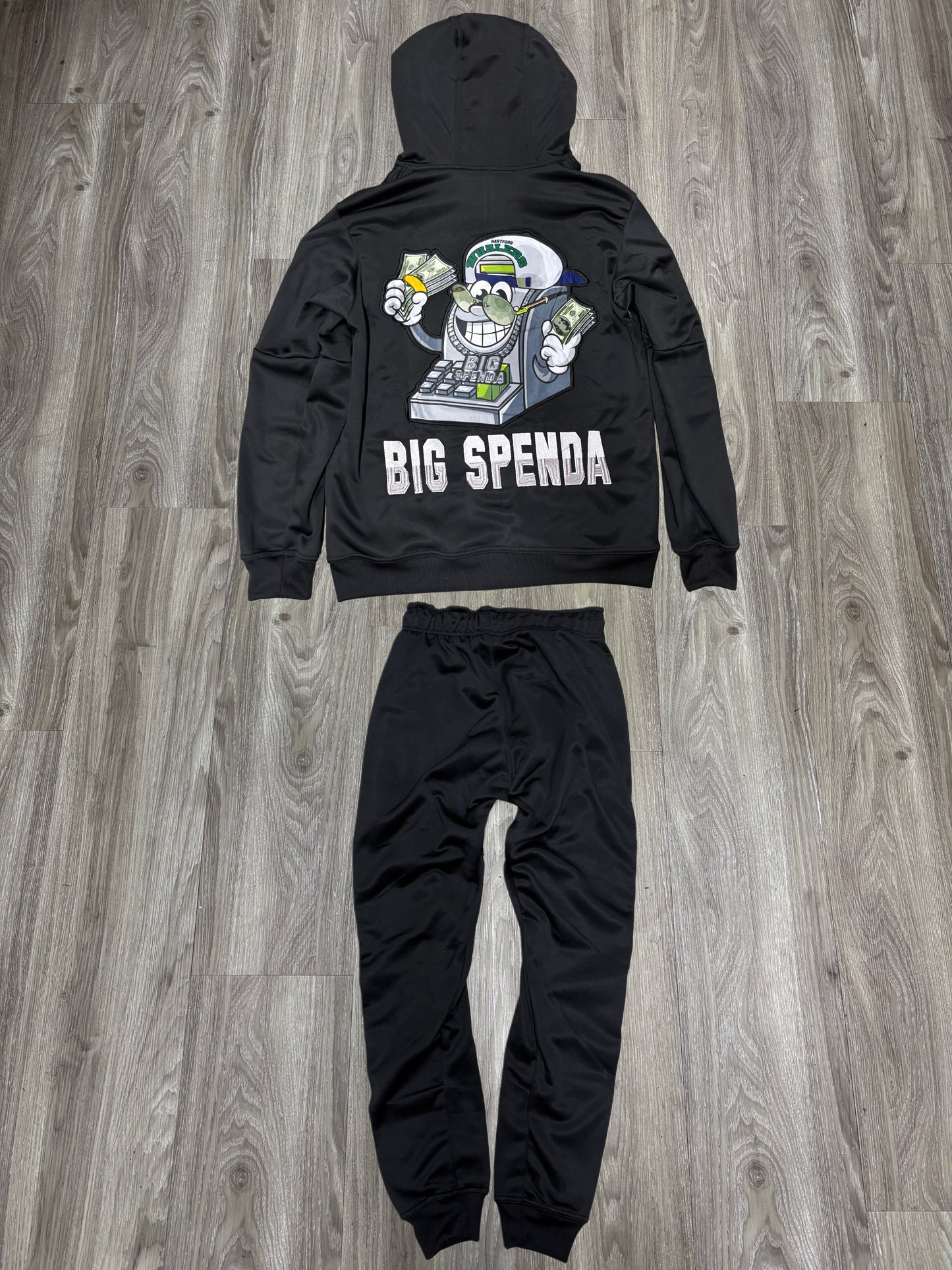 BS LOGO BLACK/RED SET