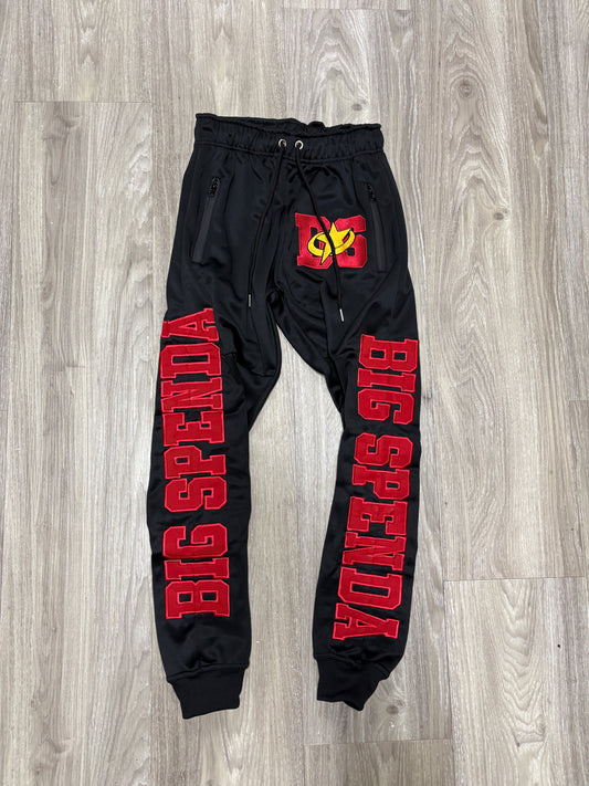 BS LOGO SWEATPANTS BLACK/RED/YELLOW