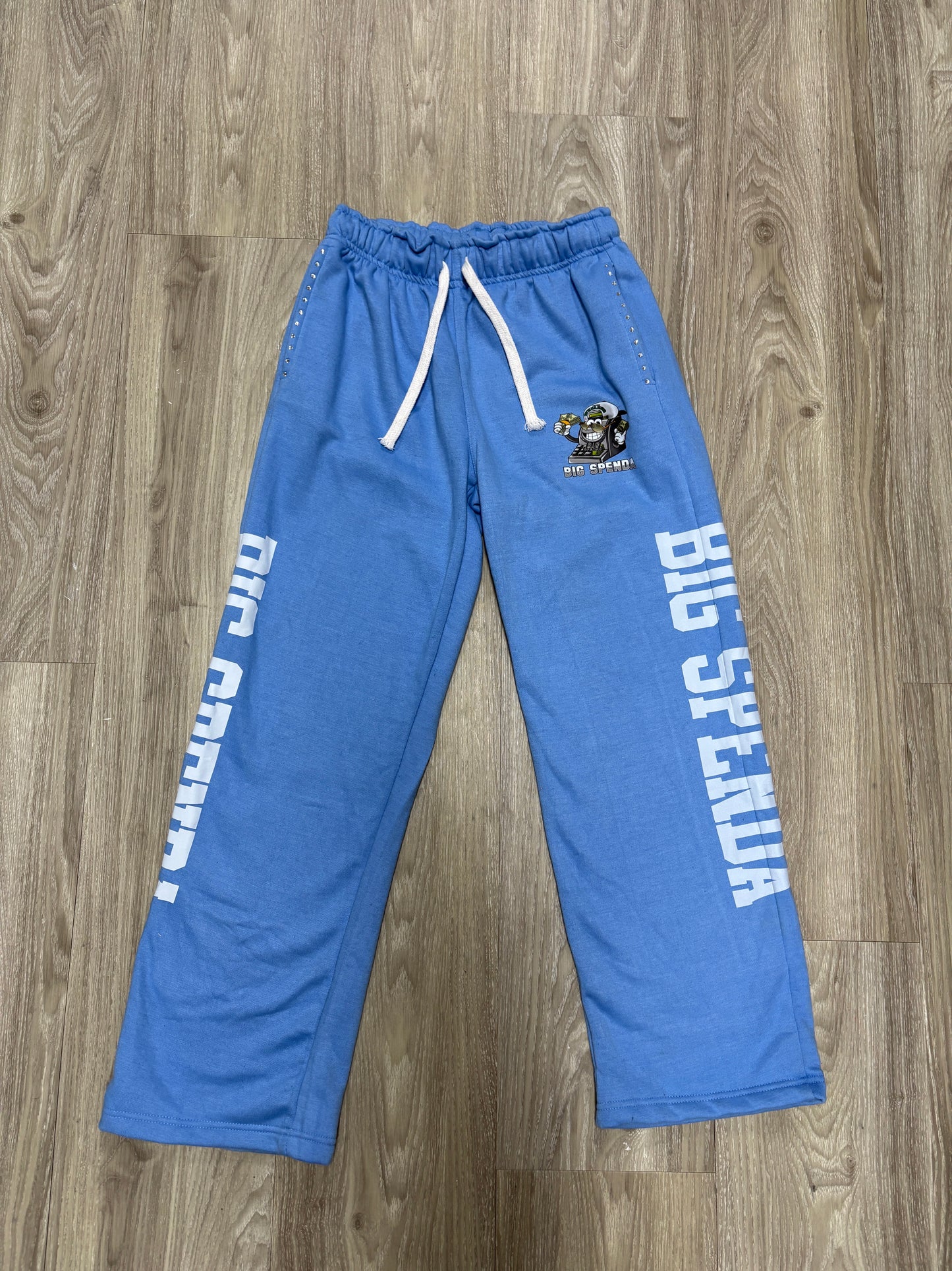 MONEY TALKS SWEATPANTS BLUE