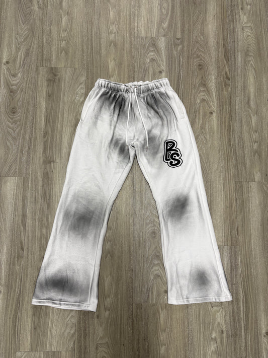 BS LOGO SWEATPANTS WHITE/BLACK