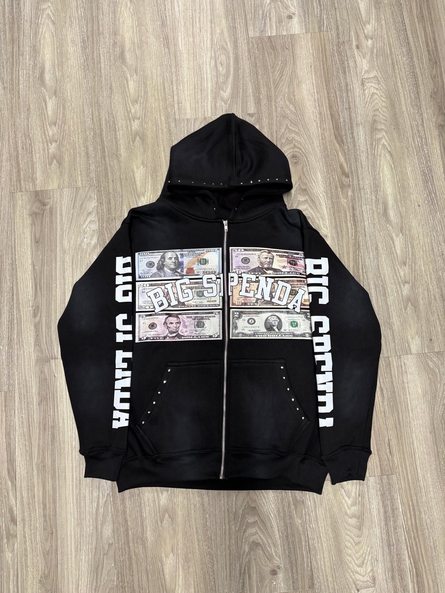 MONEY TALKS HOODIE BLACK