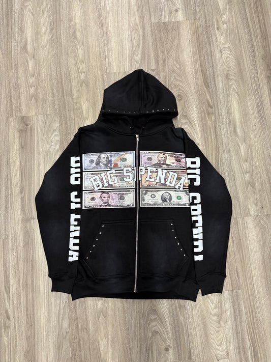 MONEY TALKS HOODIE BLACK